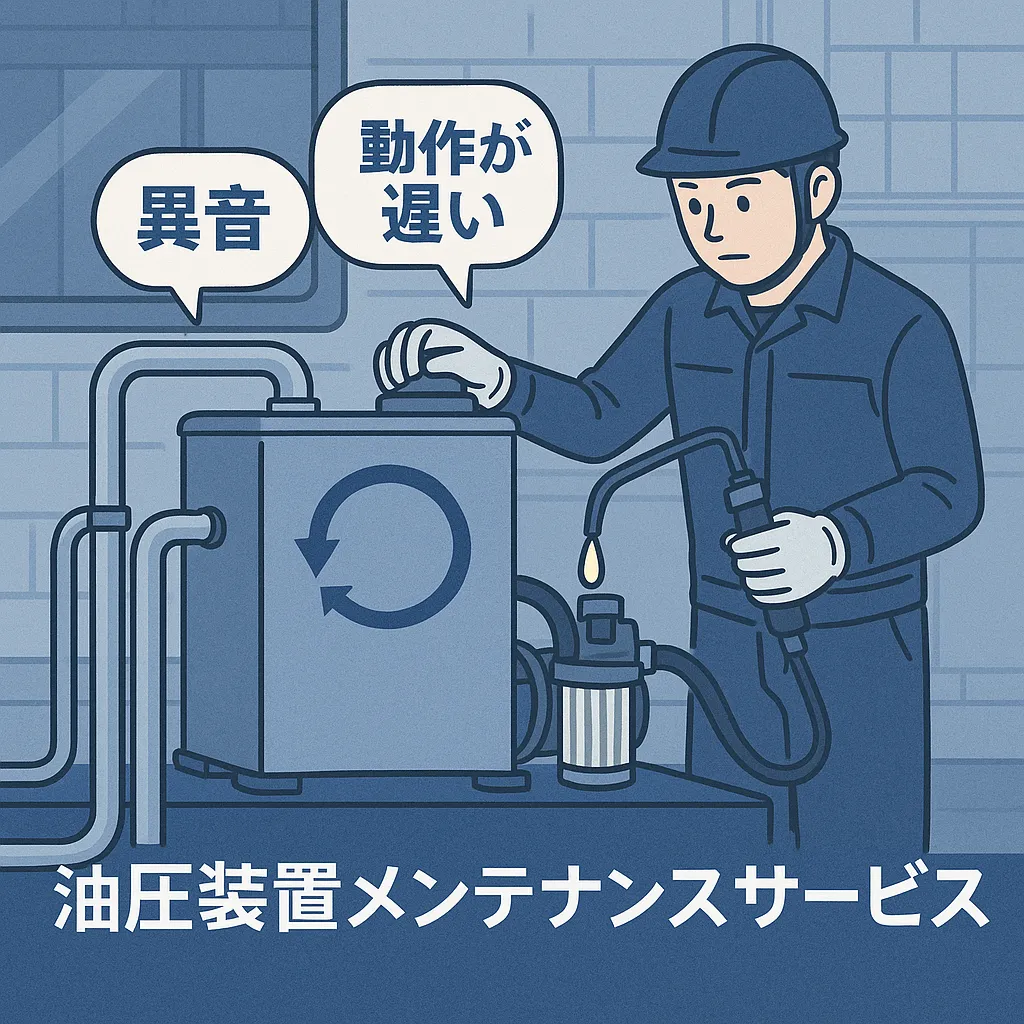 油圧装置のお医者さんサービス