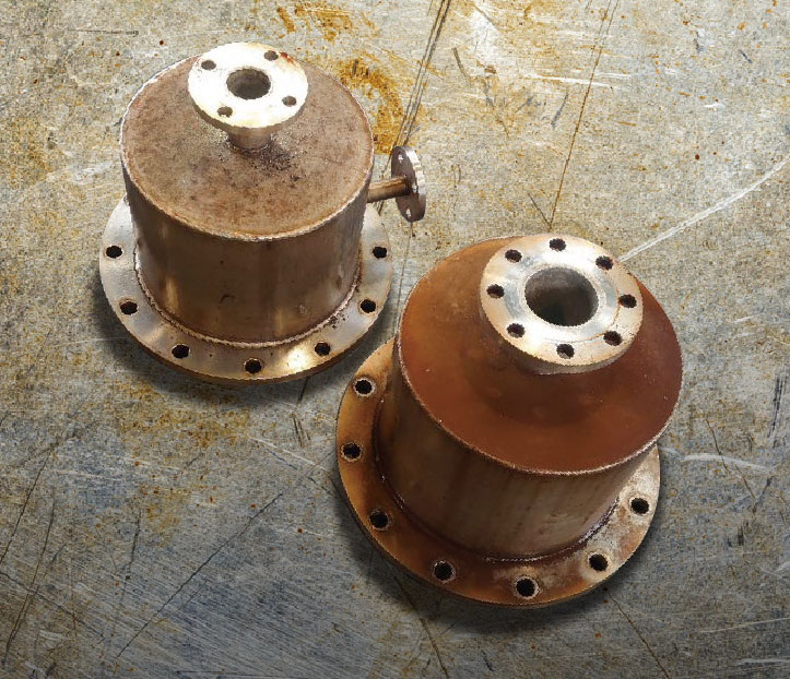 SUS316 熱交換器部品 吹き付け酸洗い